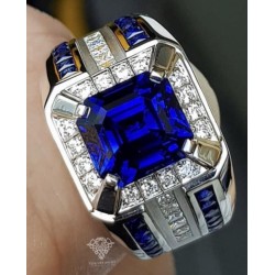 Gemstone Ring Design 7 In All Metal, Watch Video For Details Of Design