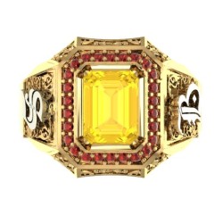 Gemstone Ring Design 7 In All Metal, Watch Video For Details Of Design