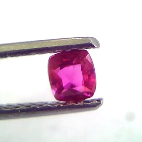 0.41 Ct IGI Certified Unheated Untreted Natural Mozambique Ruby AAAAA