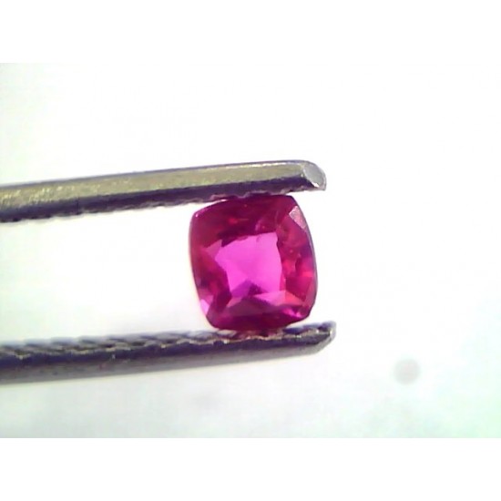 0.41 Ct IGI Certified Unheated Untreted Natural Mozambique Ruby AAAAA