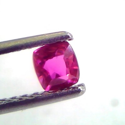 0.41 Ct IGI Certified Unheated Untreted Natural Mozambique Ruby AAAAA