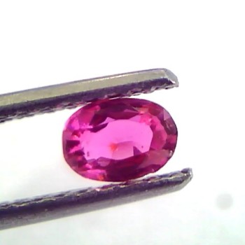 0.41 Ct IGI Certified Unheated Untreted Natural Mozambique Ruby A++++
