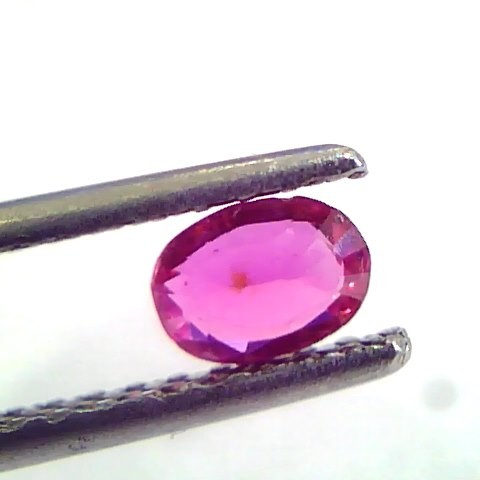 0.41 Ct IGI Certified Unheated Untreted Natural Mozambique Ruby A++++