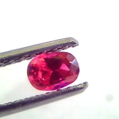 0.43 Ct IGI Certified Unheated Untreted Natural Mozambique Ruby AAAAA