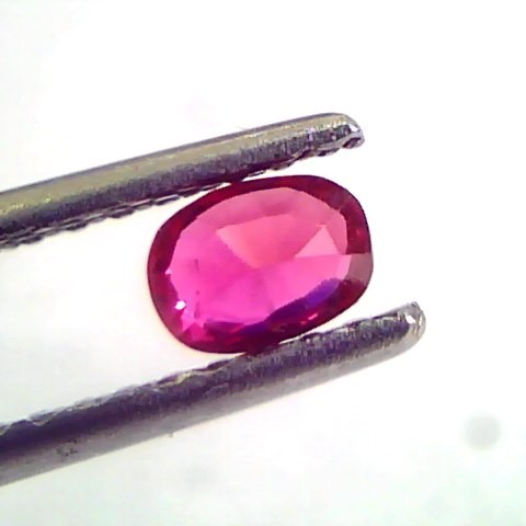 0.43 Ct IGI Certified Unheated Untreted Natural Mozambique Ruby AAAAA