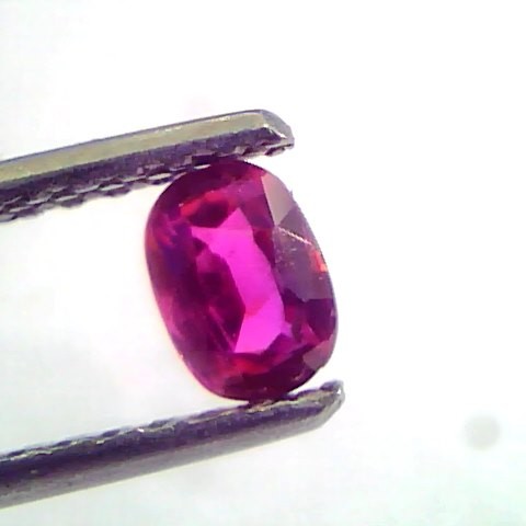 0.48 Ct IGI Certified Unheated Untreted Natural Mozambique Ruby AAAAA