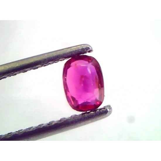 0.48 Ct IGI Certified Unheated Untreted Natural Mozambique Ruby AAAAA