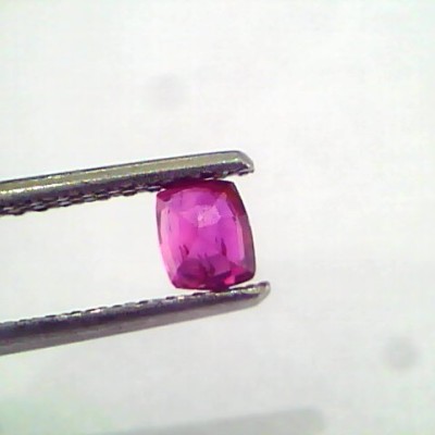 0.49 Ct IGI Certified Unheated Untreated Natural Mozambique Ruby AAAAA