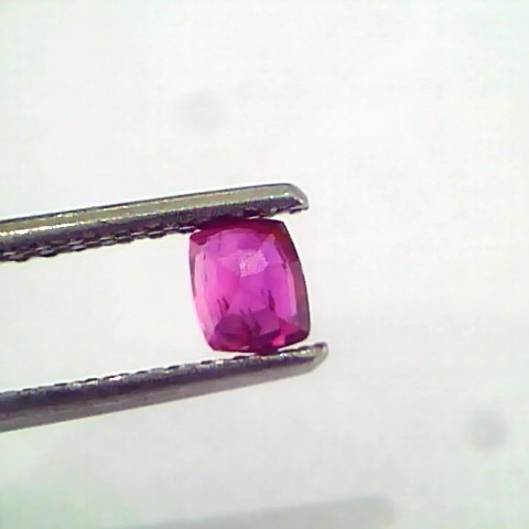 0.49 Ct IGI Certified Unheated Untreated Natural Mozambique Ruby AAAAA