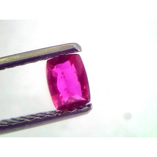 0.51 Ct IGI Certified Unheated Untreted Natural Mozambique Ruby AAAAA