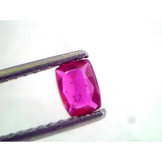 0.51 Ct IGI Certified Unheated Untreted Natural Mozambique Ruby AAAAA