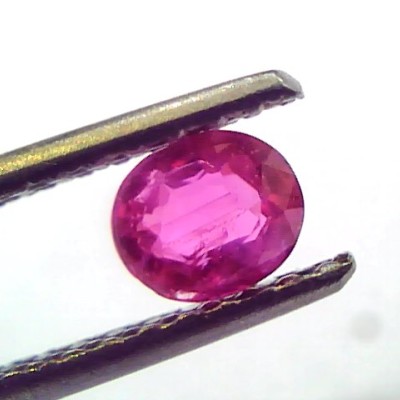 0.54 Ct IGI Certified Unheated Untreated Natural Old Burma Ruby AAA