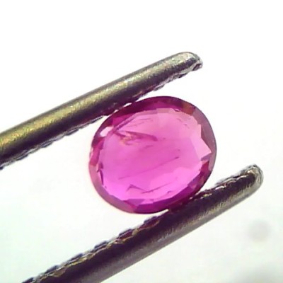 0.56 Ct Certified Unheated Untreated Natural Old Burma Ruby AAA