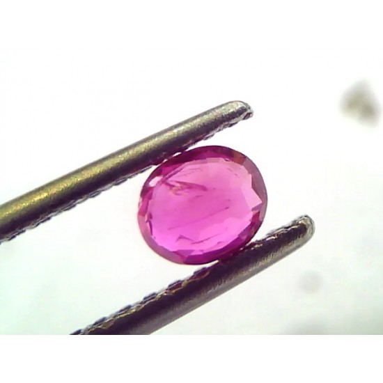 0.56 Ct Certified Unheated Untreated Natural Old Burma Ruby AAA