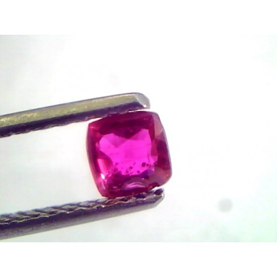 0.56 Ct IGI Certified Unheated Untreted Natural Mozambique Ruby AAAAA
