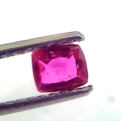 0.58 Ct IGI Certified Unheated Untreted Natural Mozambique Ruby AAAAA