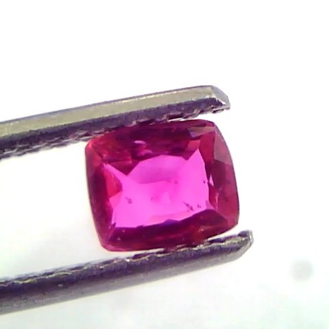0.58 Ct IGI Certified Unheated Untreted Natural Mozambique Ruby AAAAA