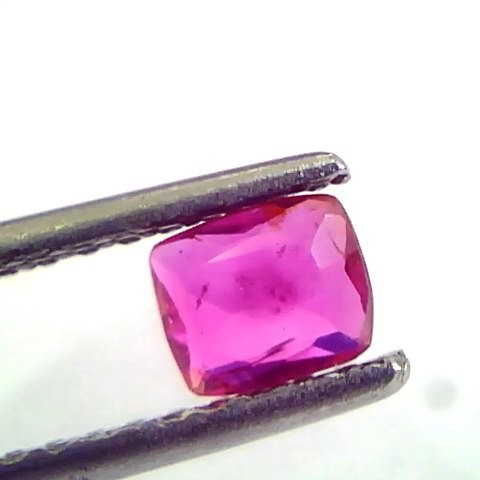 0.58 Ct IGI Certified Unheated Untreted Natural Mozambique Ruby AAAAA