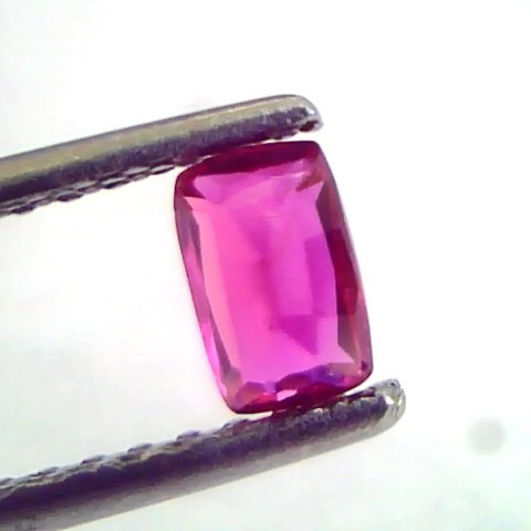 0.61 Ct IGI Certified Unheated Untreted Natural Mozambique Ruby AAAAA
