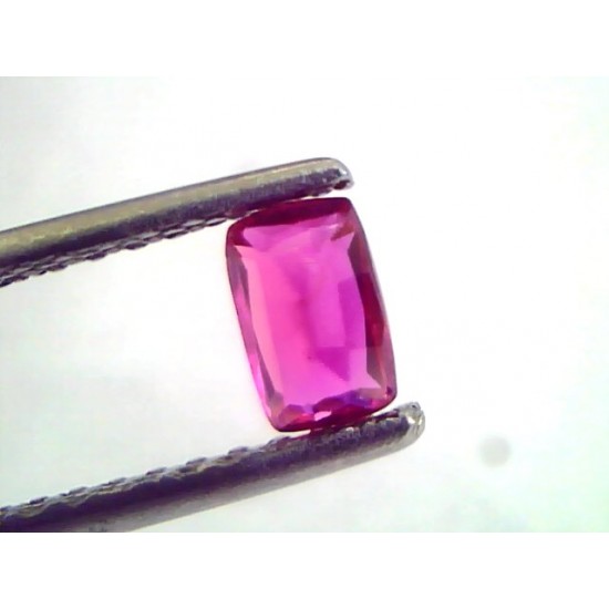 0.61 Ct IGI Certified Unheated Untreted Natural Mozambique Ruby AAAAA