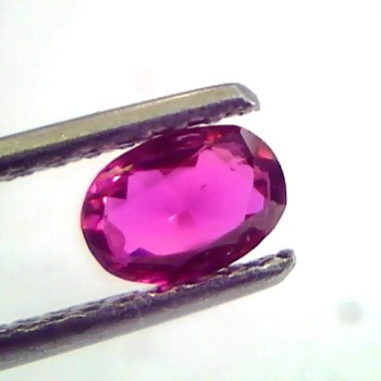 0.63 Ct IGI Certified Unheated Untreted Natural Mozambique Ruby AAAAA
