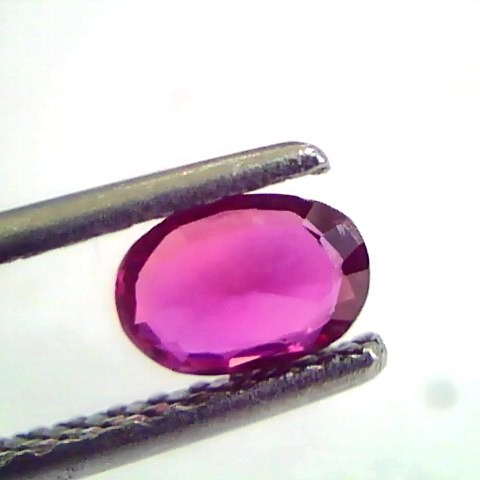 0.63 Ct IGI Certified Unheated Untreted Natural Mozambique Ruby AAAAA
