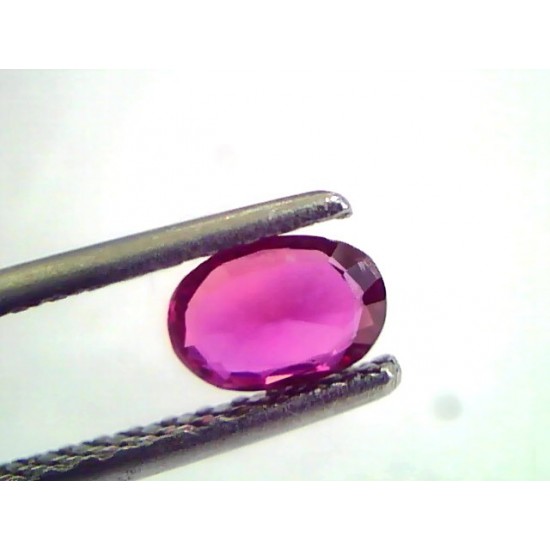 0.63 Ct IGI Certified Unheated Untreted Natural Mozambique Ruby AAAAA