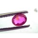 0.64 Ct Certified Unheated Untreated Natural Old Burma Ruby AAA