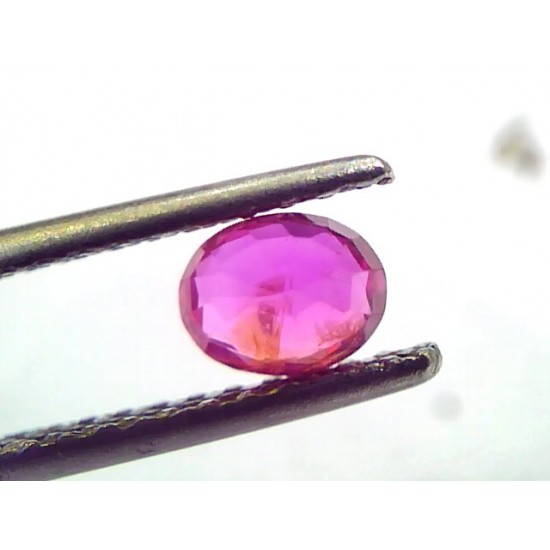 0.64 Ct Certified Unheated Untreated Natural Old Burma Ruby AAA