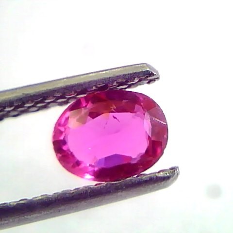 0.65 Ct IGI Certified Unheated Untreted Natural Mozambique Ruby AAAAA