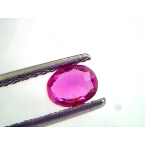 0.65 Ct IGI Certified Unheated Untreted Natural Mozambique Ruby AAAAA