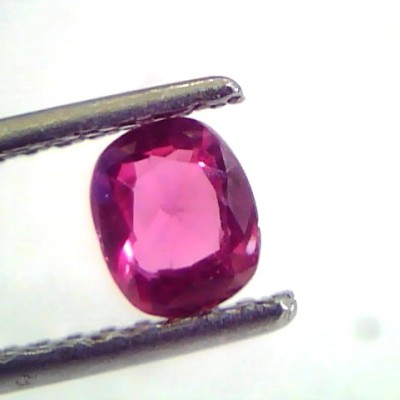 0.67 Ct IGI Certified Unheated Untreted Natural Mozambique Ruby AAAAA