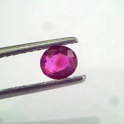 0.65 Ct Certified Unheated Untreated Natural Mozambique Ruby AAAAA