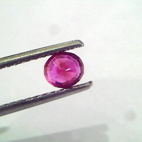 0.65 Ct Certified Unheated Untreated Natural Mozambique Ruby AAAAA