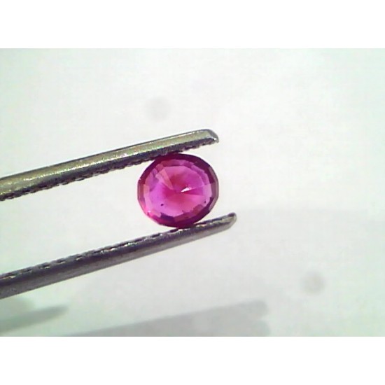 0.65 Ct Certified Unheated Untreated Natural Mozambique Ruby AAAAA