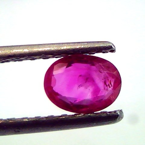 0.69 Ct Certified Unheated Untreted Natural Old Burma Mines Ruby
