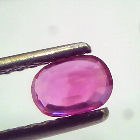 0.74 Ct IGI Certified Unheated Untreated Natural Old Burma Ruby AAA