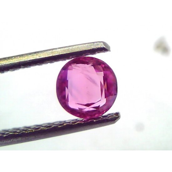 0.77 Ct Certified Unheated Untreated Natural Old Burma Ruby AAA
