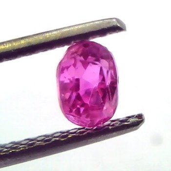 0.82 Ct IGI Certified Unheated Untreated Natural Old Burma Ruby AAA