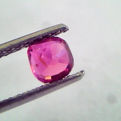 0.85 Ct IGI Certified Unheated Untreted Natural Mozambique Ruby AAAAA