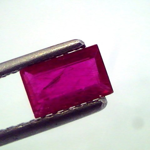 0.93 Ct Certified Unheated Untreated Natural Mozambique Ruby