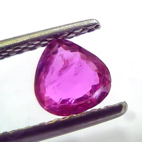 1.03 Ct Certified Unheated Untreated Natural Old Burma Ruby AAA