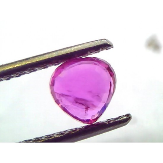 1.03 Ct Certified Unheated Untreated Natural Old Burma Ruby AAA