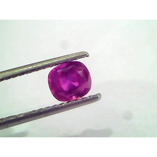1.21 Ct IGI Certified Unheated Untreated Natural Mozambique Ruby