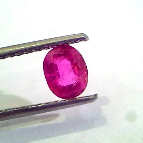 1.21 Ct Unheated Untreated Natural Old Burma Mines Ruby **Rare**