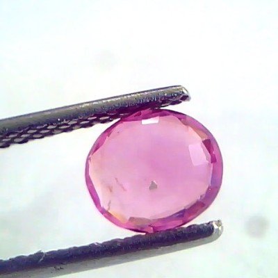 1.27 Ct Unheated Untreated Natural Old Burma Ruby Gemstone *Rare*
