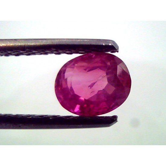 1.33 Ct Unheated Untreated Old Burma Mines Natural Ruby **RARE**