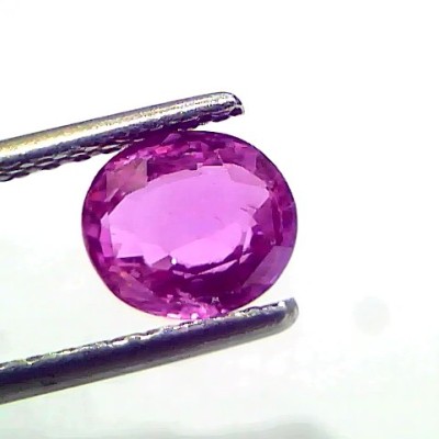 1.38 Ct GII Certified Unheated Untreted Natural Madagaskar Ruby Gems