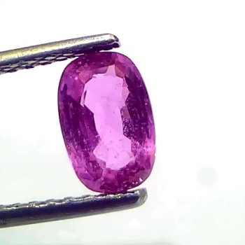 1.38 Ct GII Certified Unheated Untreted Natural Madagaskar Ruby Gems