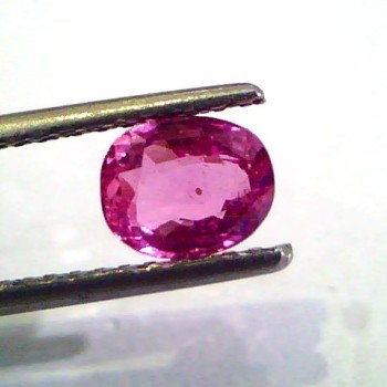1.39 Ct Certified Unheated Untreated Natural Madagaskar Ruby